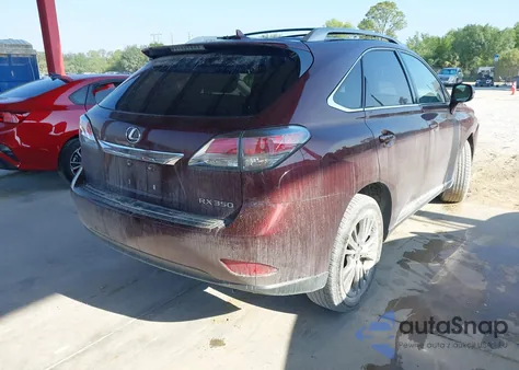 2013 Lexus Rx 350 из США, поврежденный, VIN 2T2ZK1BA4DC128116